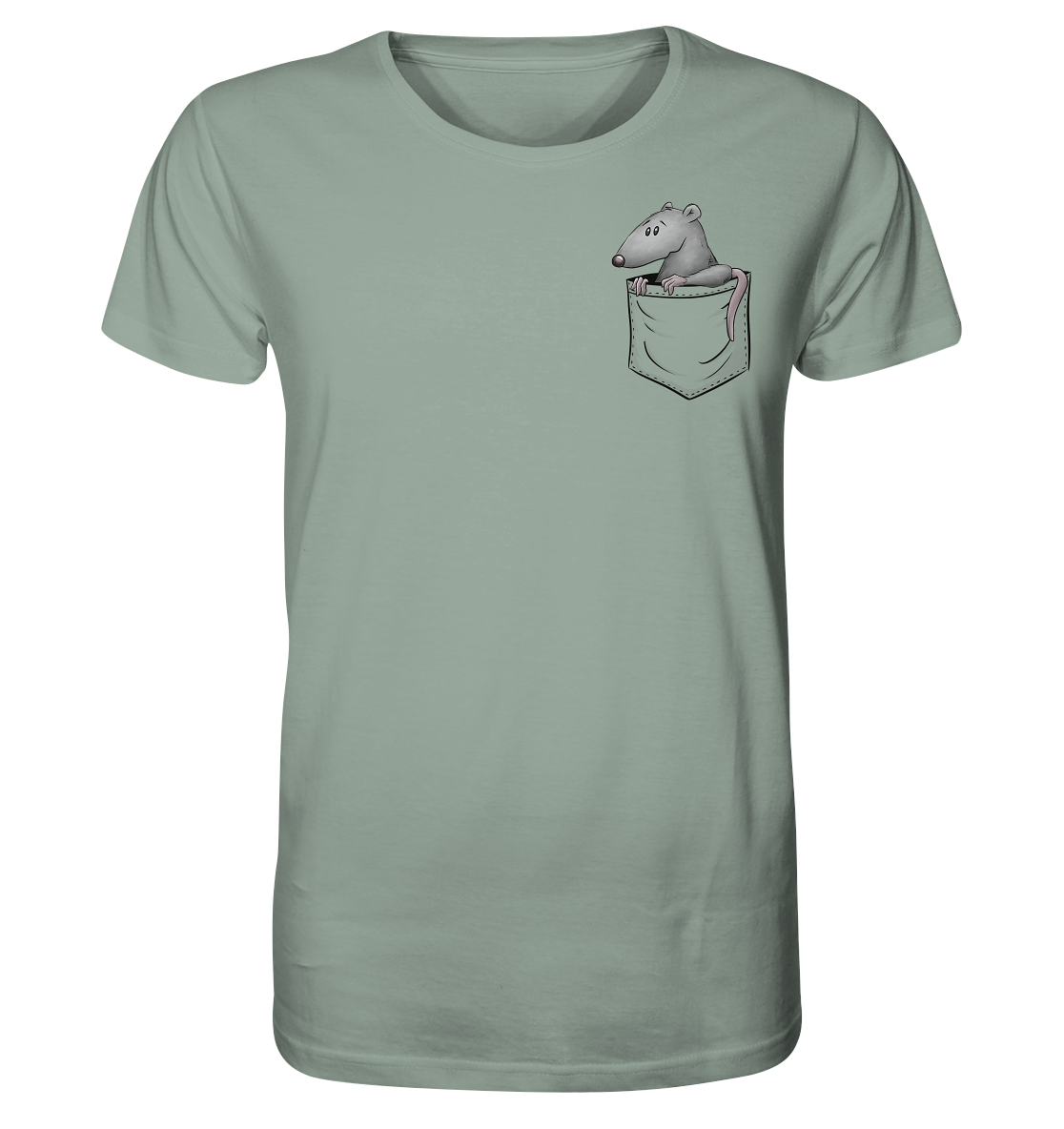 Kleine Ratte in der Tasche - Organic Shirt
