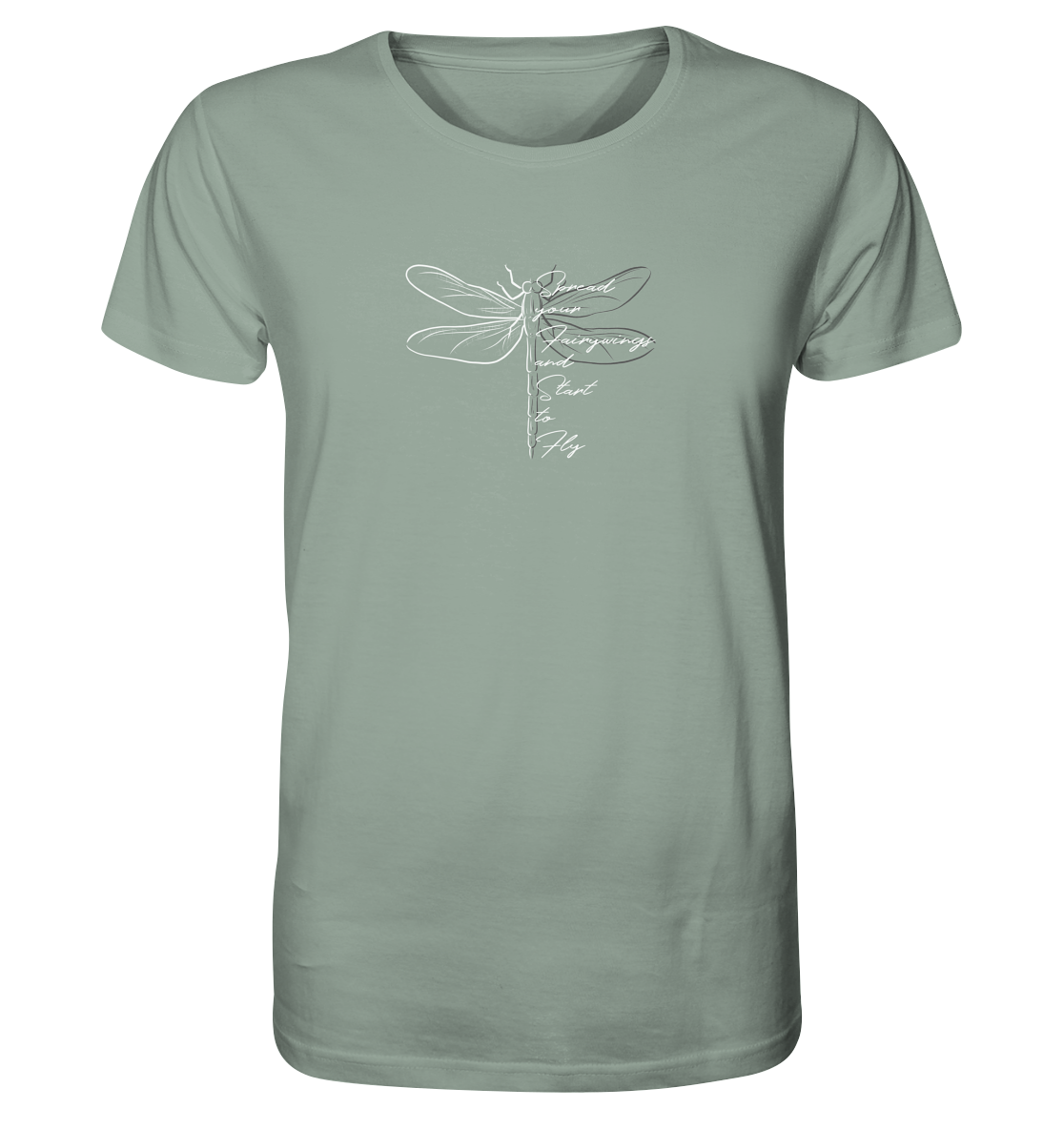 Breite die Flügel aus und flieg los | Libelle - Organic Shirt