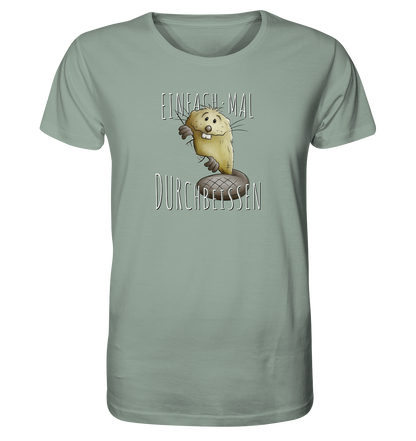 Einfach mal Durchbeissen Biber - Organic Shirt