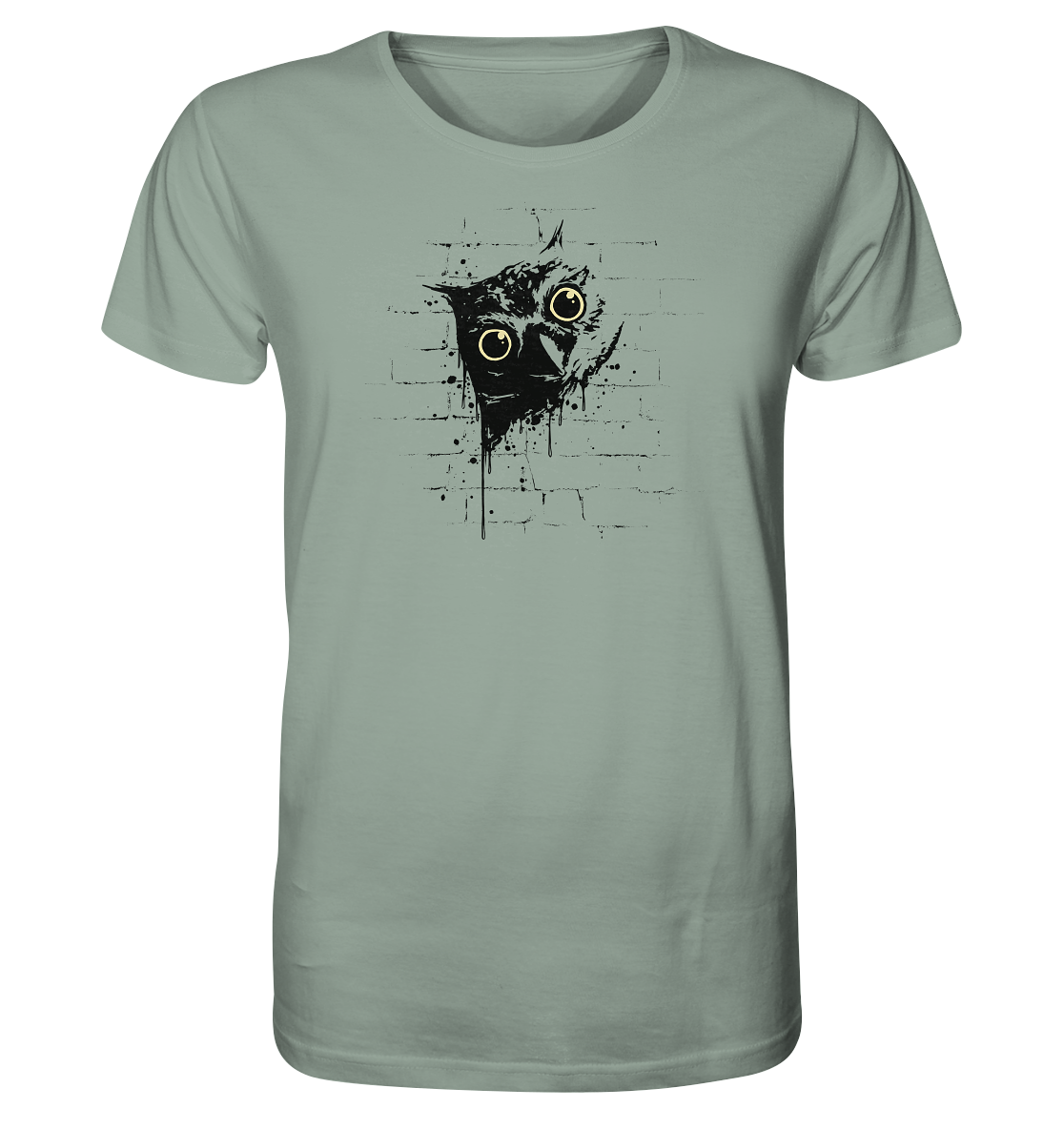 Lässige Street Art Eule - Organic Shirt