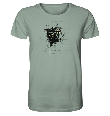 Lässige Street Art Eule - Organic Shirt
