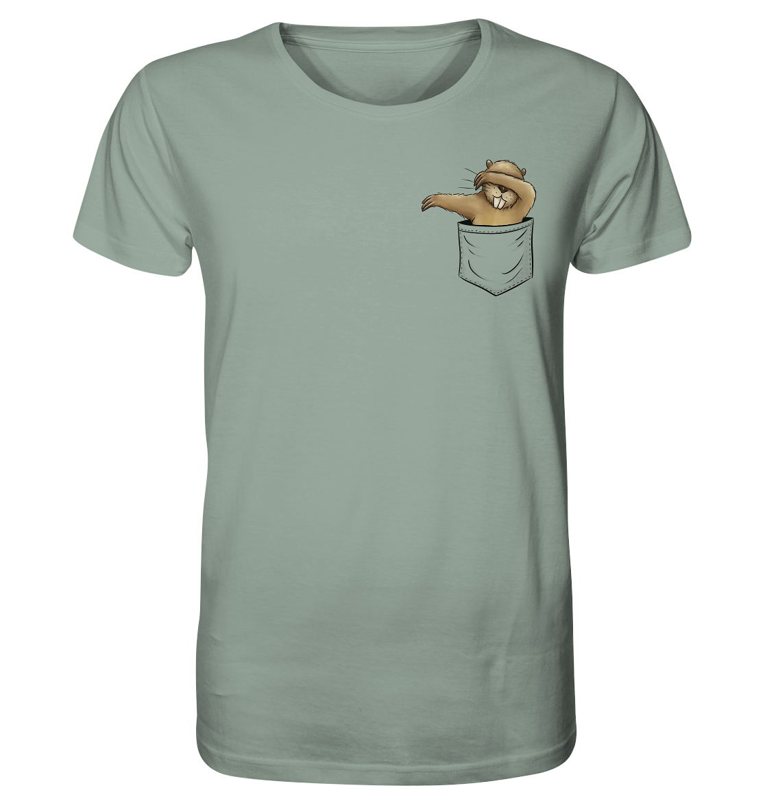 Dabbender Biber in Deiner Tasche - Organic Shirt