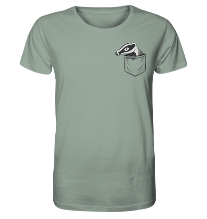 Lustig gemütlicher Dachs In der Tasche - Organic Shirt
