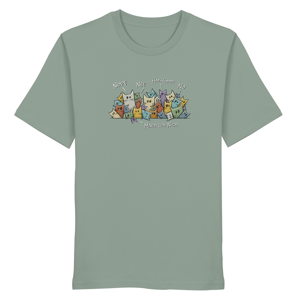 Nope, Nee, Nö Katzen - Organic Shirt