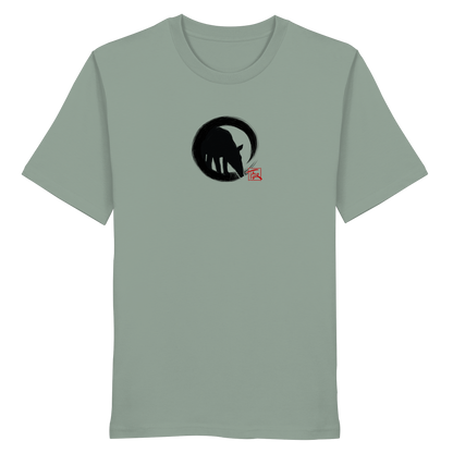 Zen Tapir im japanischen Enso Kreis - Organic Shirt