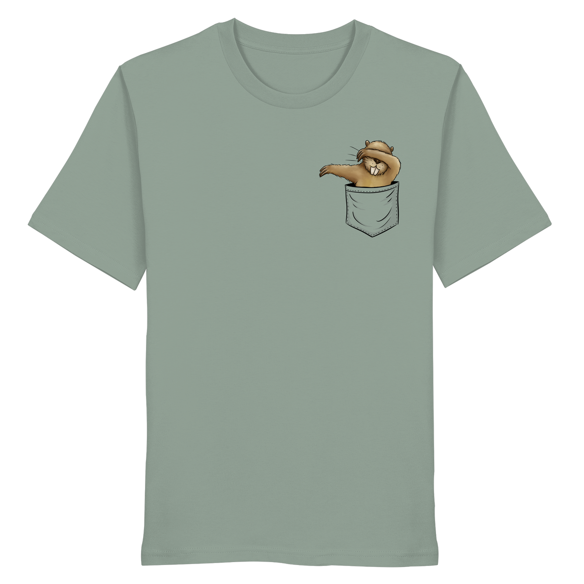 Dabbender Biber in Deiner Tasche - Organic Shirt
