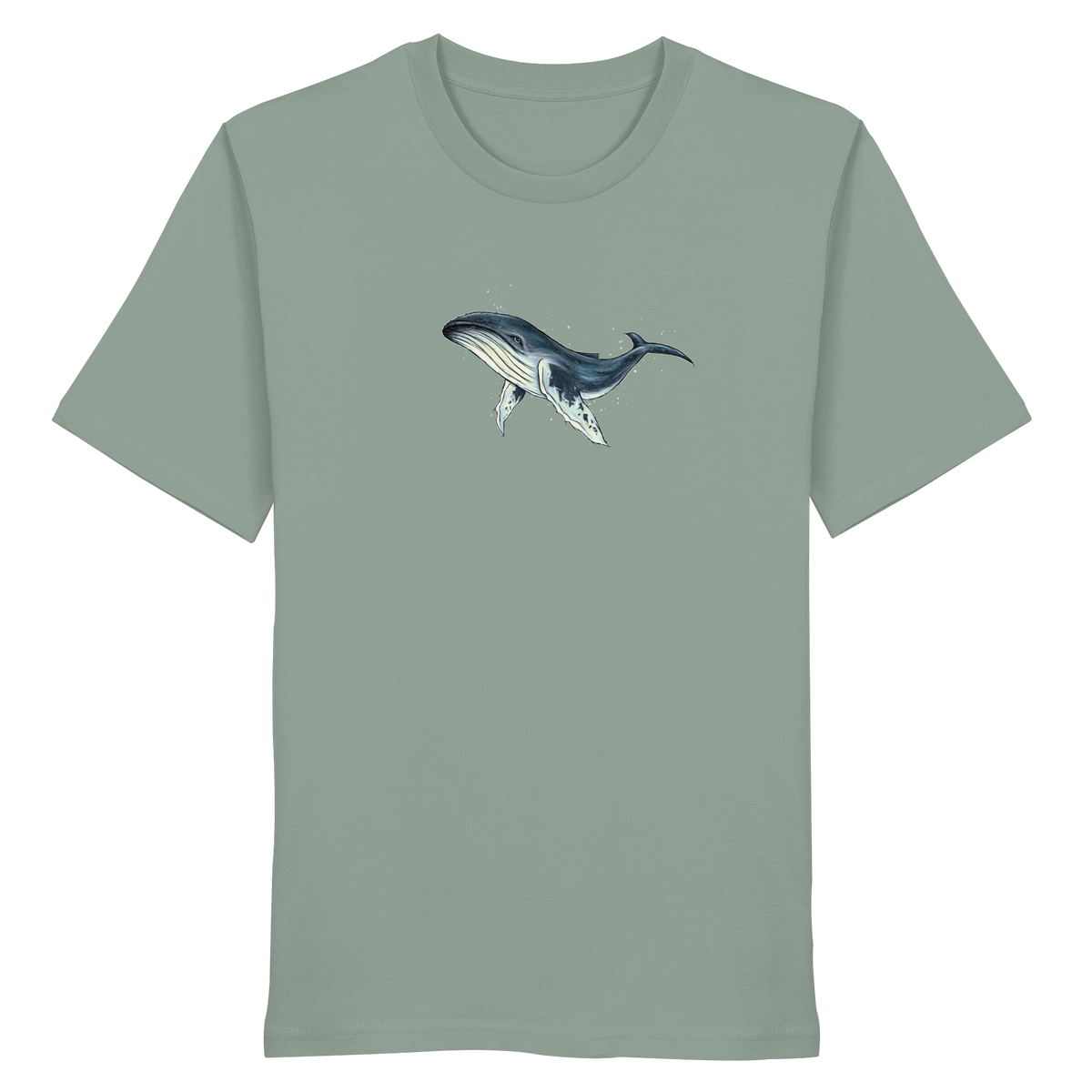 Tiefsee Ozean-Riese Buckelwal - Organic Shirt