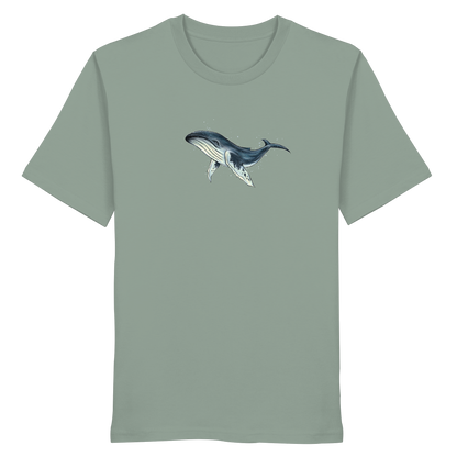 Tiefsee Ozean-Riese Buckelwal - Organic Shirt