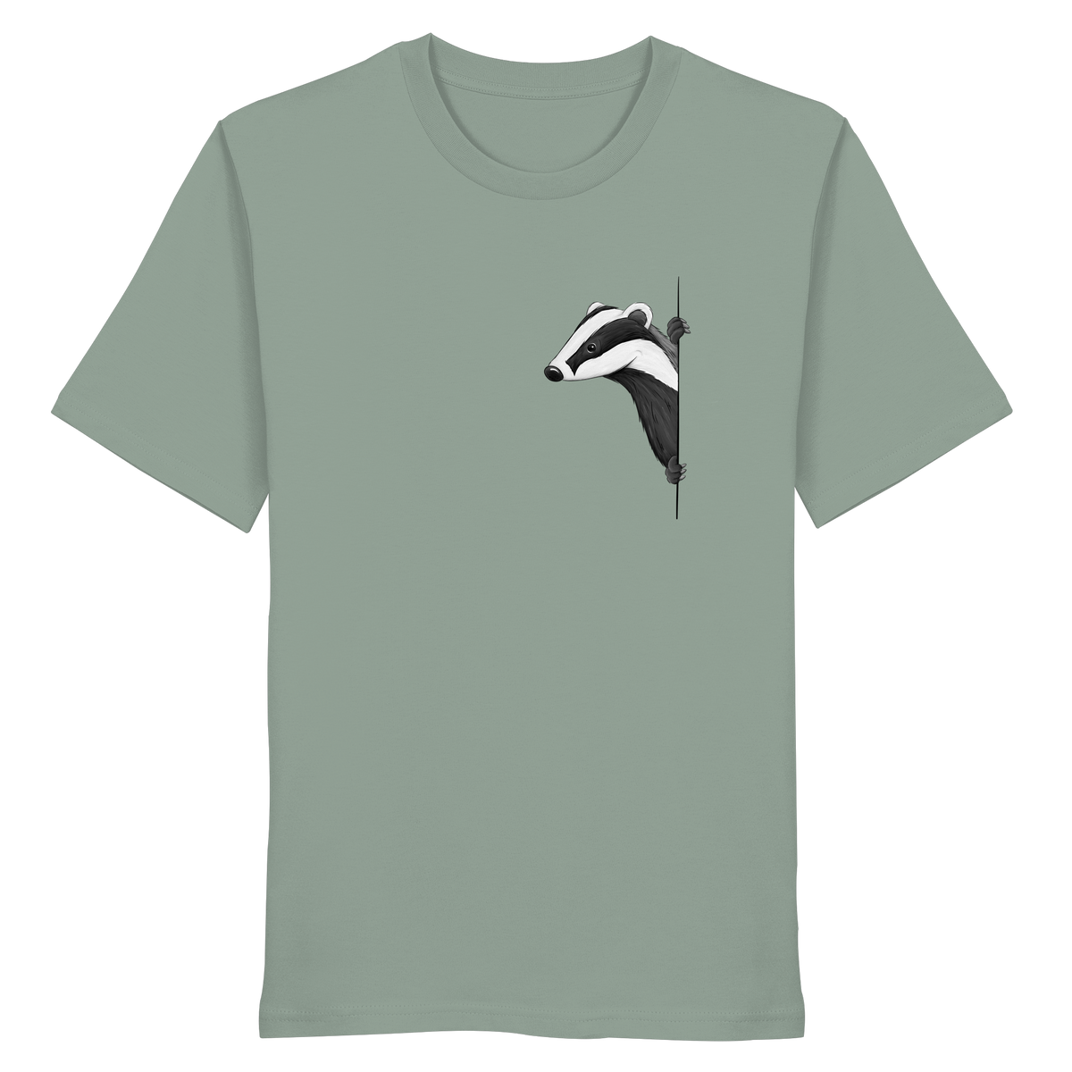 Lässiger Dachs Meister Grimbart - Organic Shirt