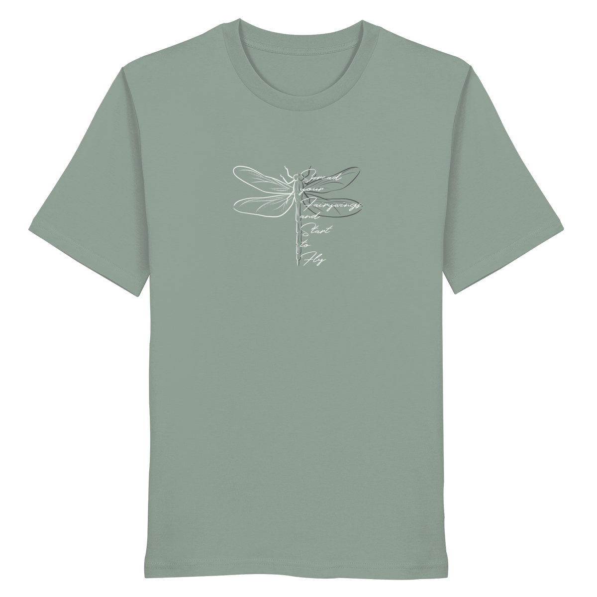 Breite die Flügel aus und flieg los | Libelle - Organic Shirt