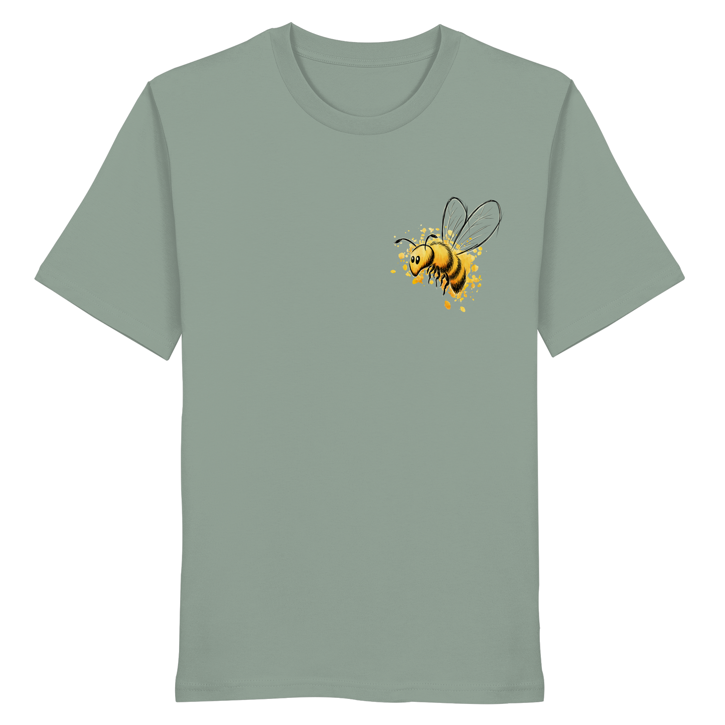 Lässige kleine Honig-Biene - Organic Shirt