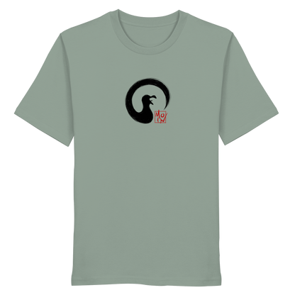 Moin kreischende japanische Enso Möwe - Organic Shirt