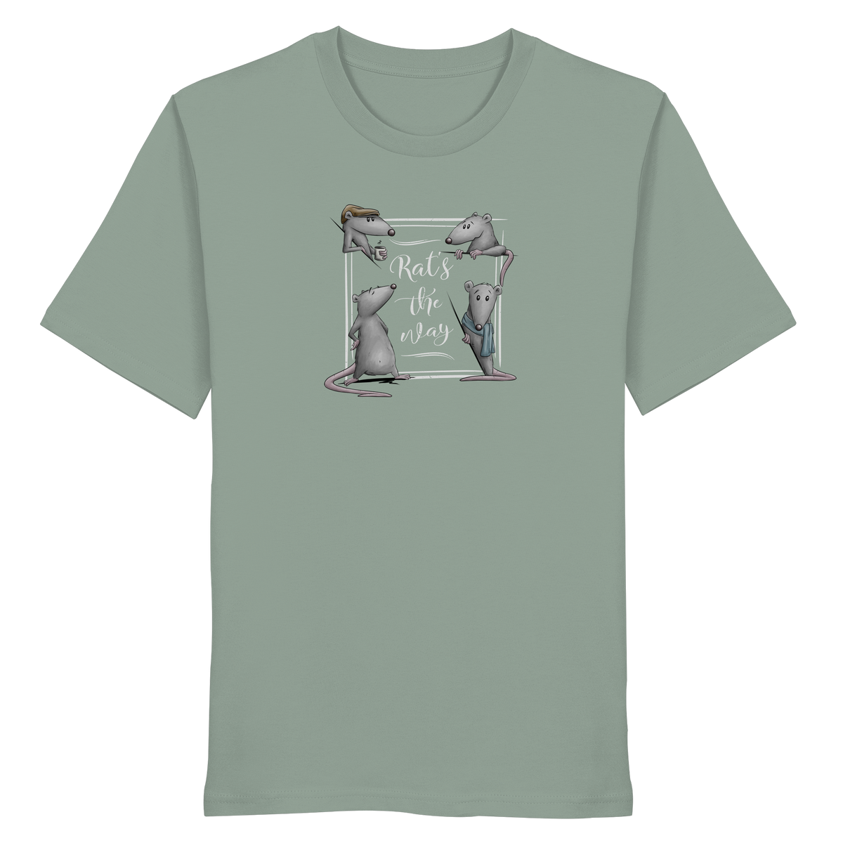 Rat’s The Way Kaffeehaus Ratten - Organic Shirt