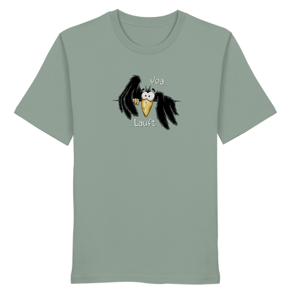 Joa Läuft Krähe gechillter Rabe - Organic Shirt