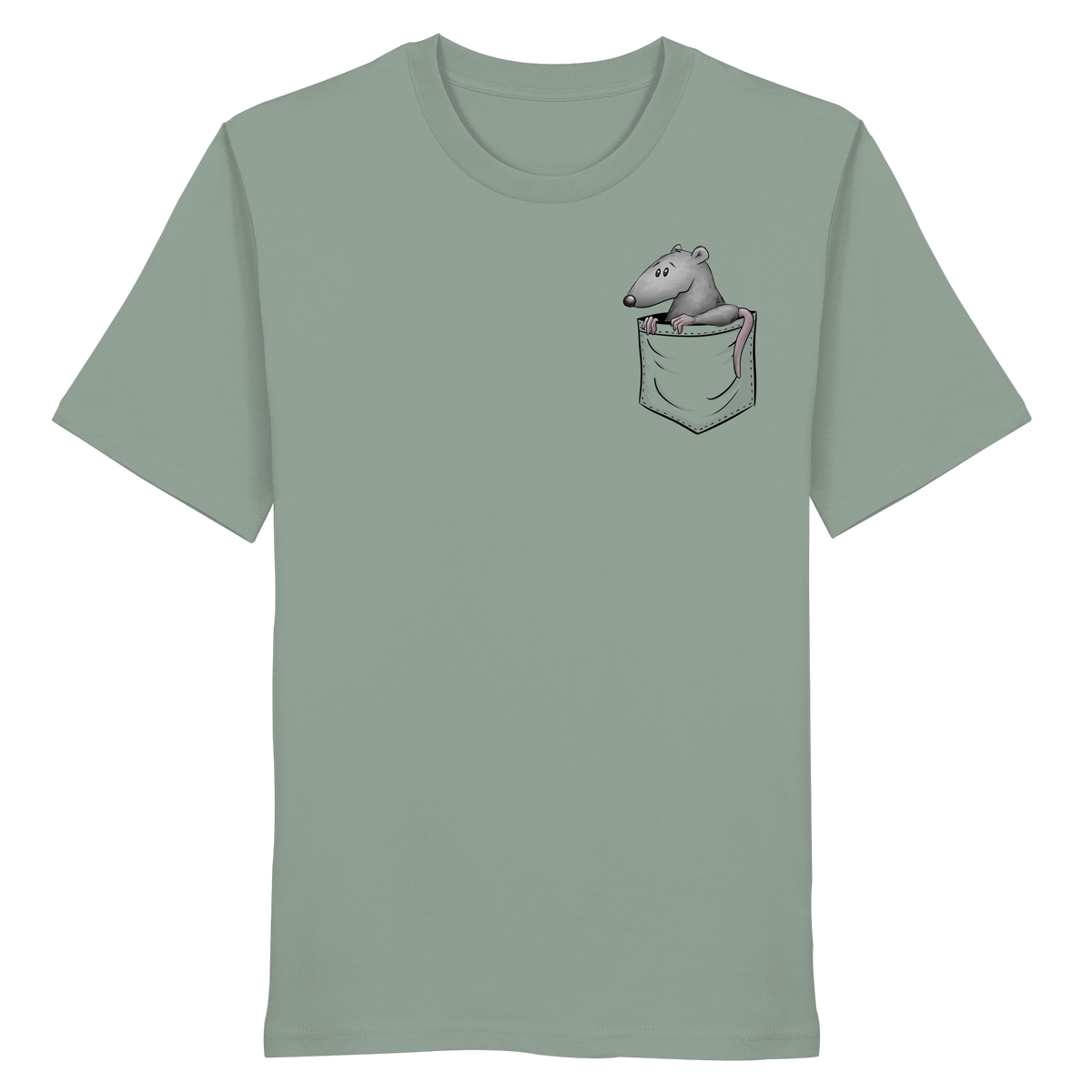 Kleine Ratte in der Tasche - Organic Shirt
