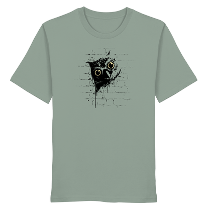 Lässige Street Art Eule - Organic Shirt