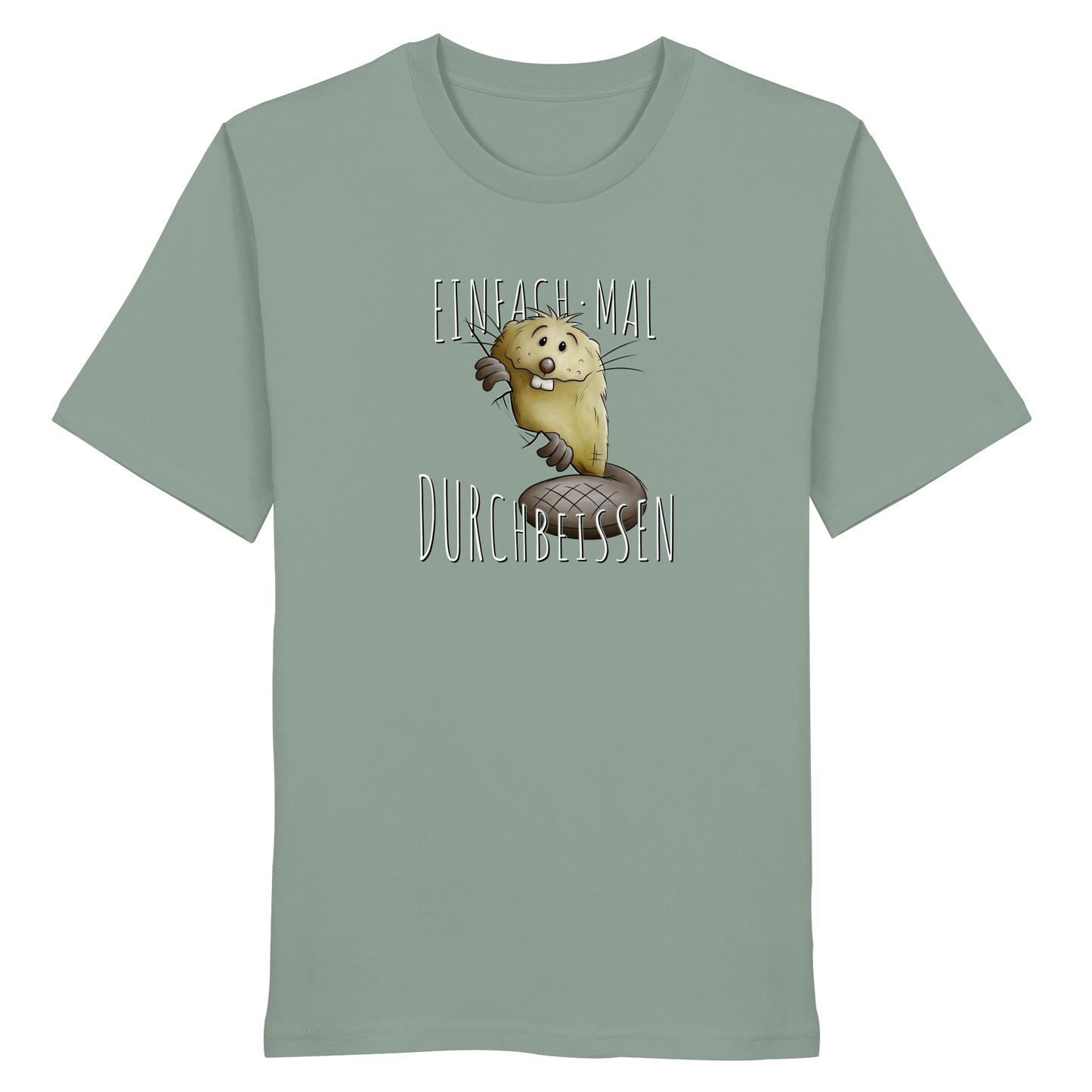 Einfach mal Durchbeissen Biber - Organic Shirt