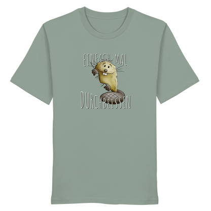 Einfach mal Durchbeissen Biber - Organic Shirt