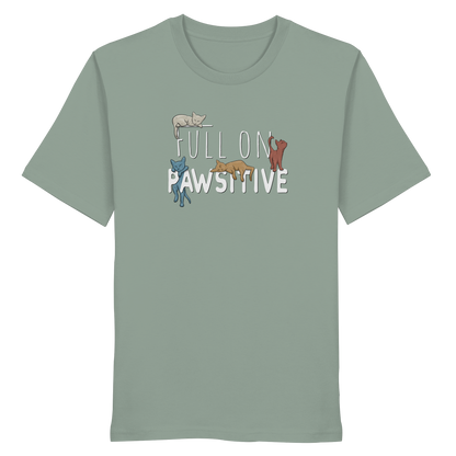 Full On Pawsitive! Gechillte Katzen - Organic Shirt