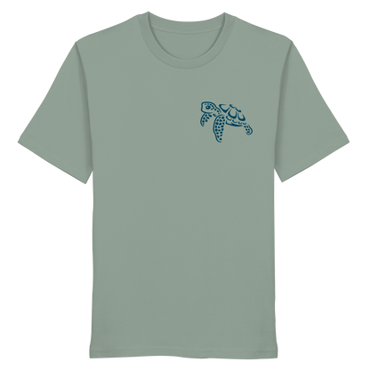 Lässig lustige Wasserschildkröte - Organic Shirt