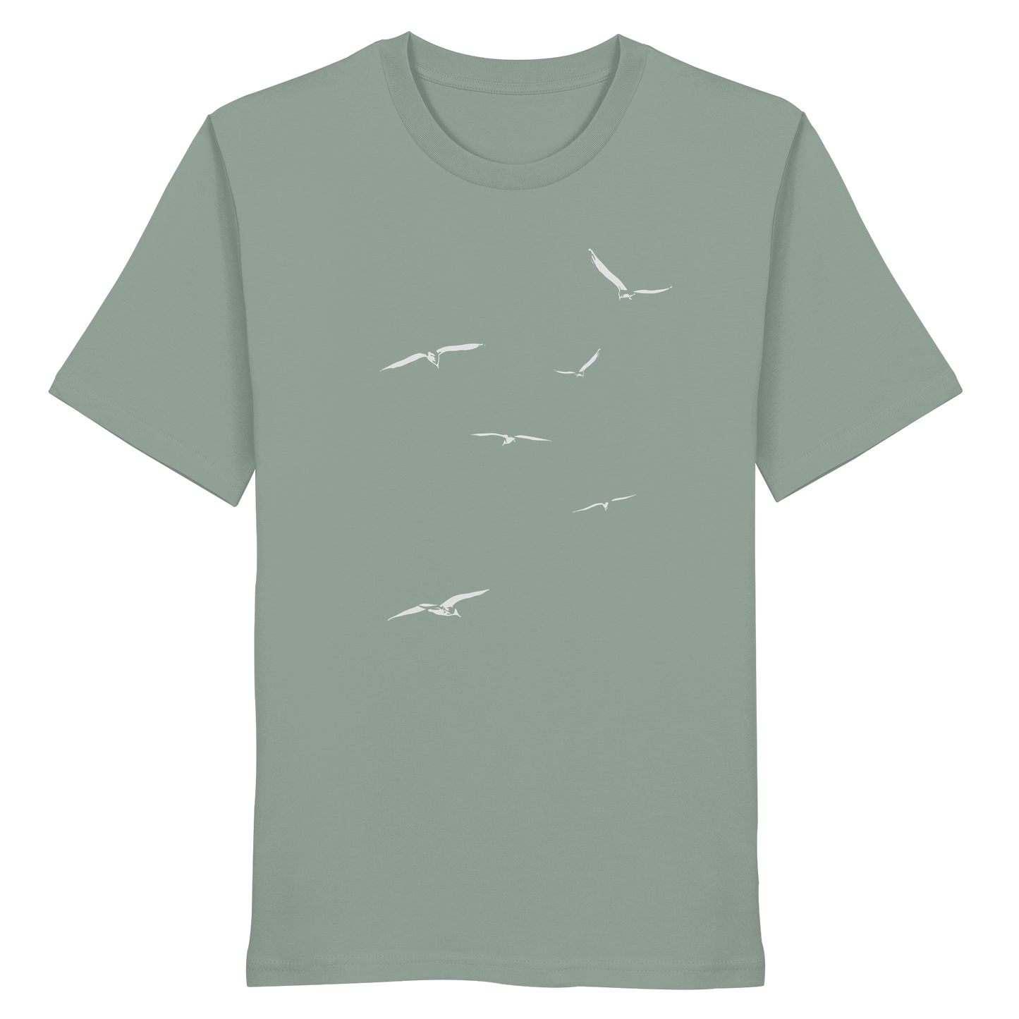 Vogelschwarm – Traum vom Fliegen - Organic Shirt