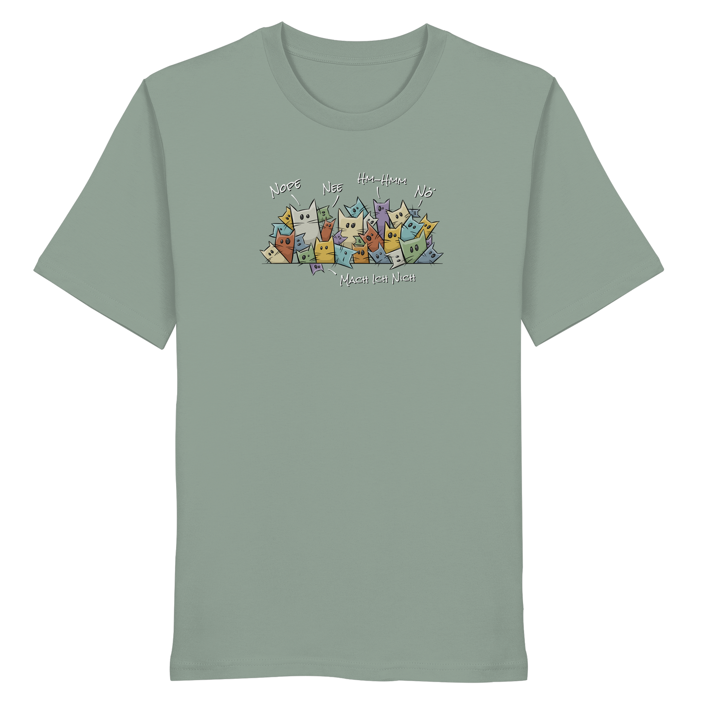 Nope, Nee, Nö Katzen - Organic Shirt