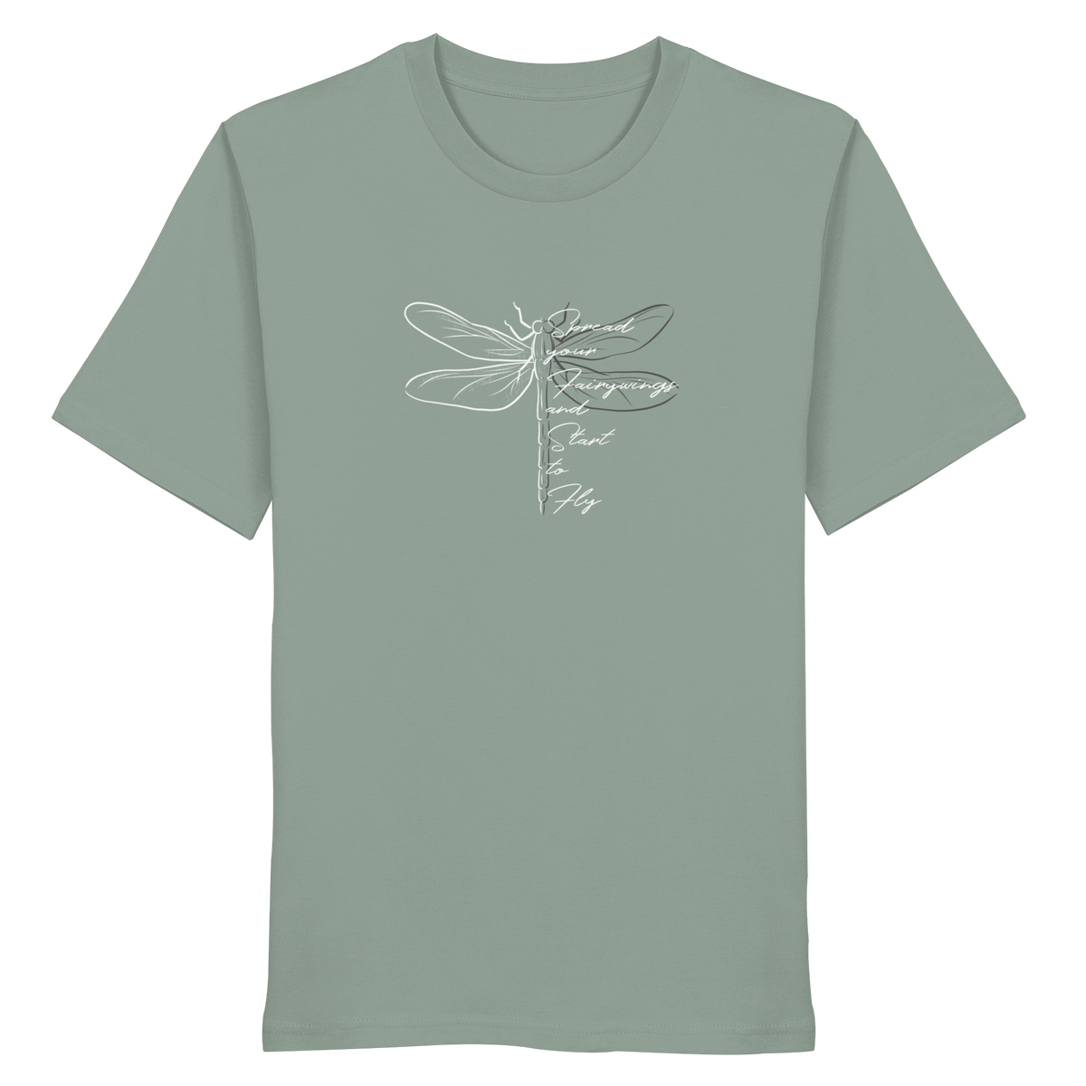 Breite die Flügel aus und flieg los | Libelle - Organic Shirt