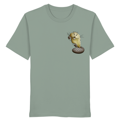 Lustiger frecher Biber - Organic Shirt