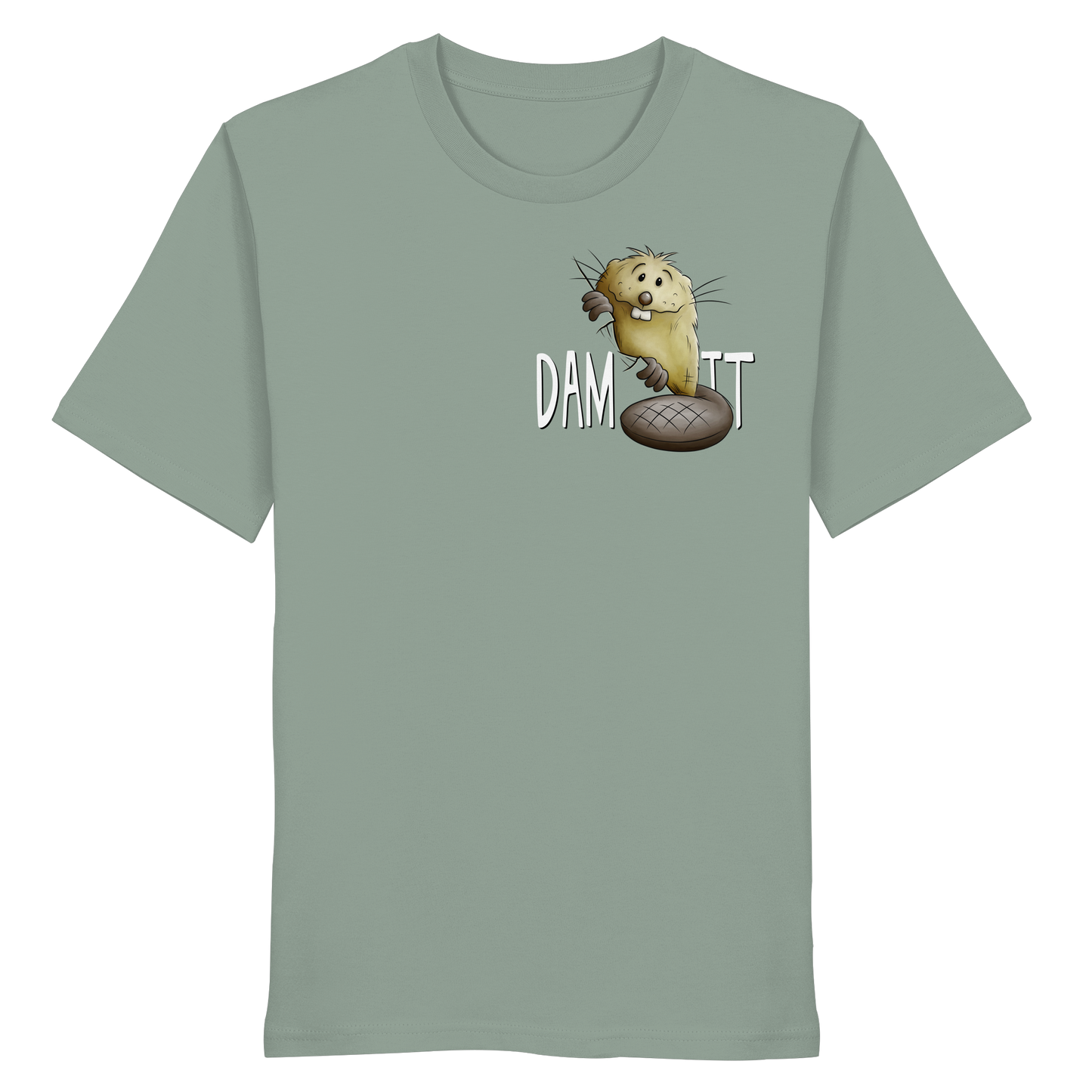 Dam It Verdammt Lustiger Biber - Organic Shirt