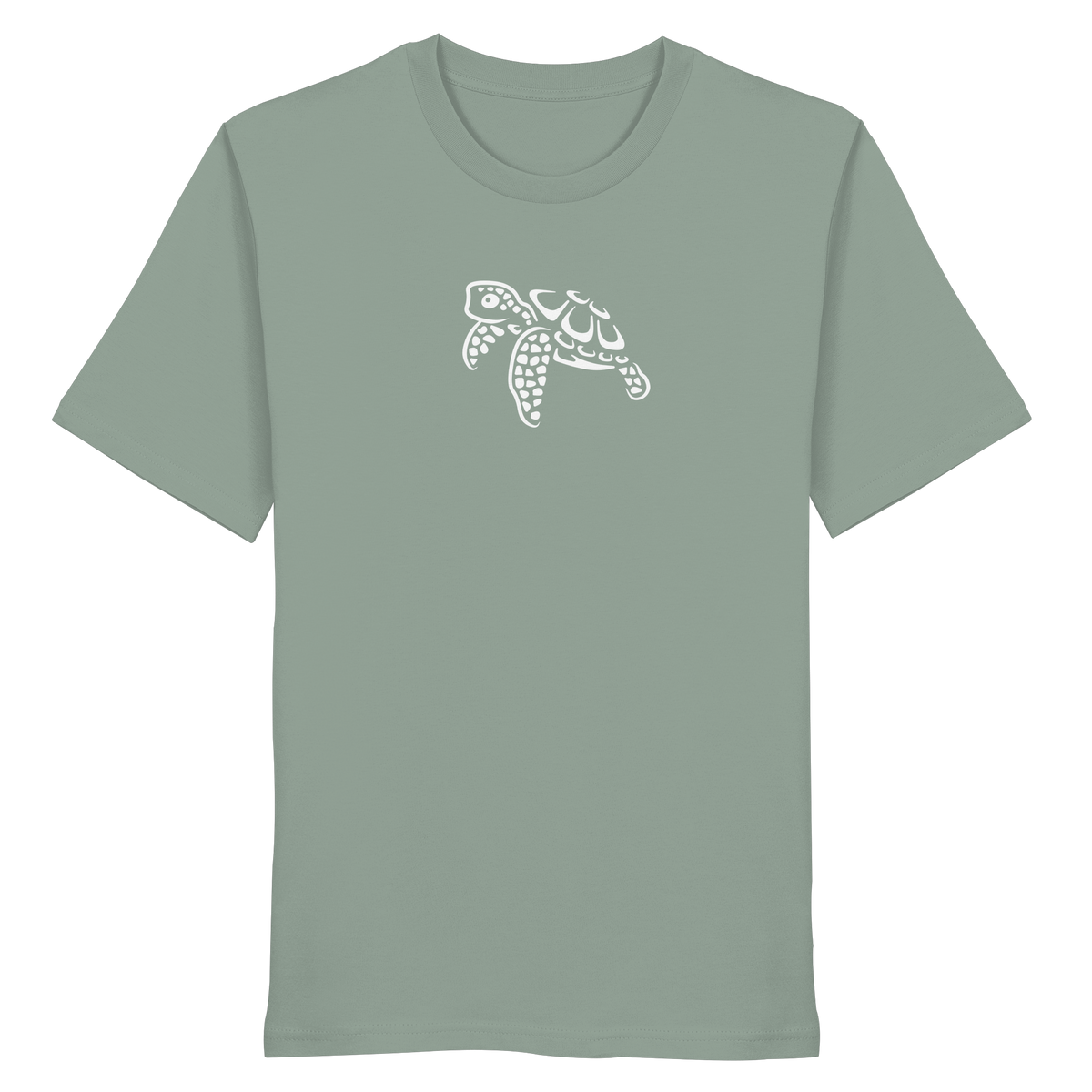 schwimmende Meeres-Schildkröte - Organic Shirt