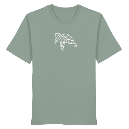 schwimmende Meeres-Schildkröte - Organic Shirt