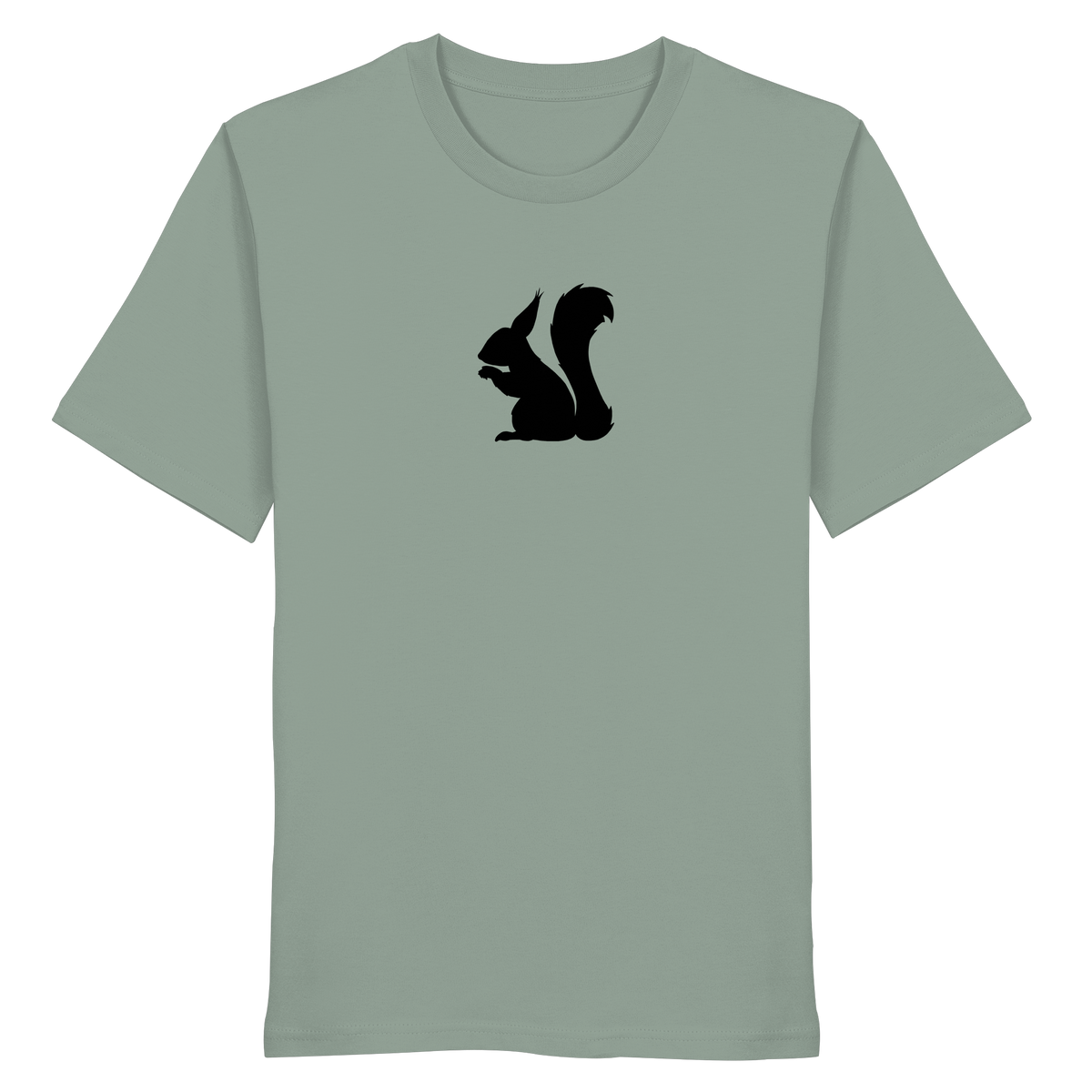 Eichhörnchen Silhouette - Organic Shirt