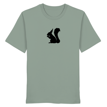 Eichhörnchen Silhouette - Organic Shirt
