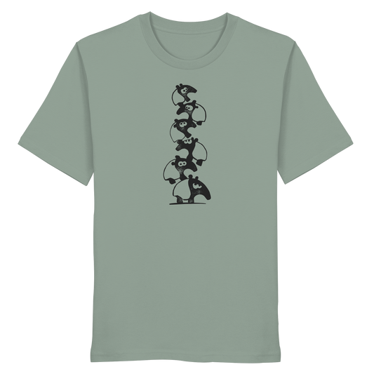 Lustiger Haufen aus Schabracken-Tapiren - Organic Shirt
