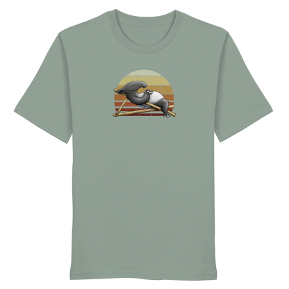 Lässiger Retro Sundown Tapir - Organic Shirt