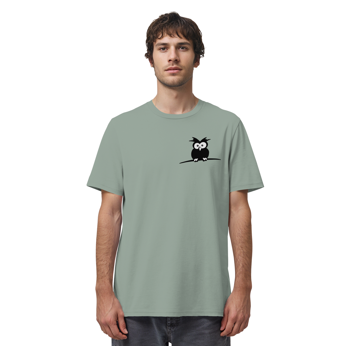 Kleine struppige Eule - Organic Shirt