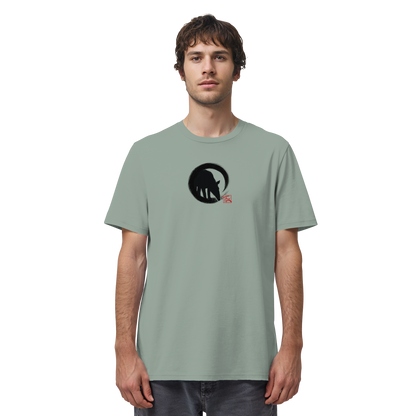 Zen Tapir im japanischen Enso Kreis - Organic Shirt