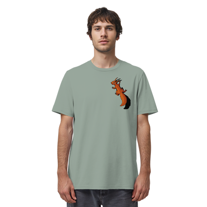 Süßes Eichhörnchen klettert - Organic Shirt