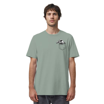 Lustig gemütlicher Dachs In der Tasche - Organic Shirt