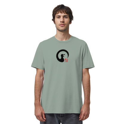 Moin kreischende japanische Enso Möwe - Organic Shirt