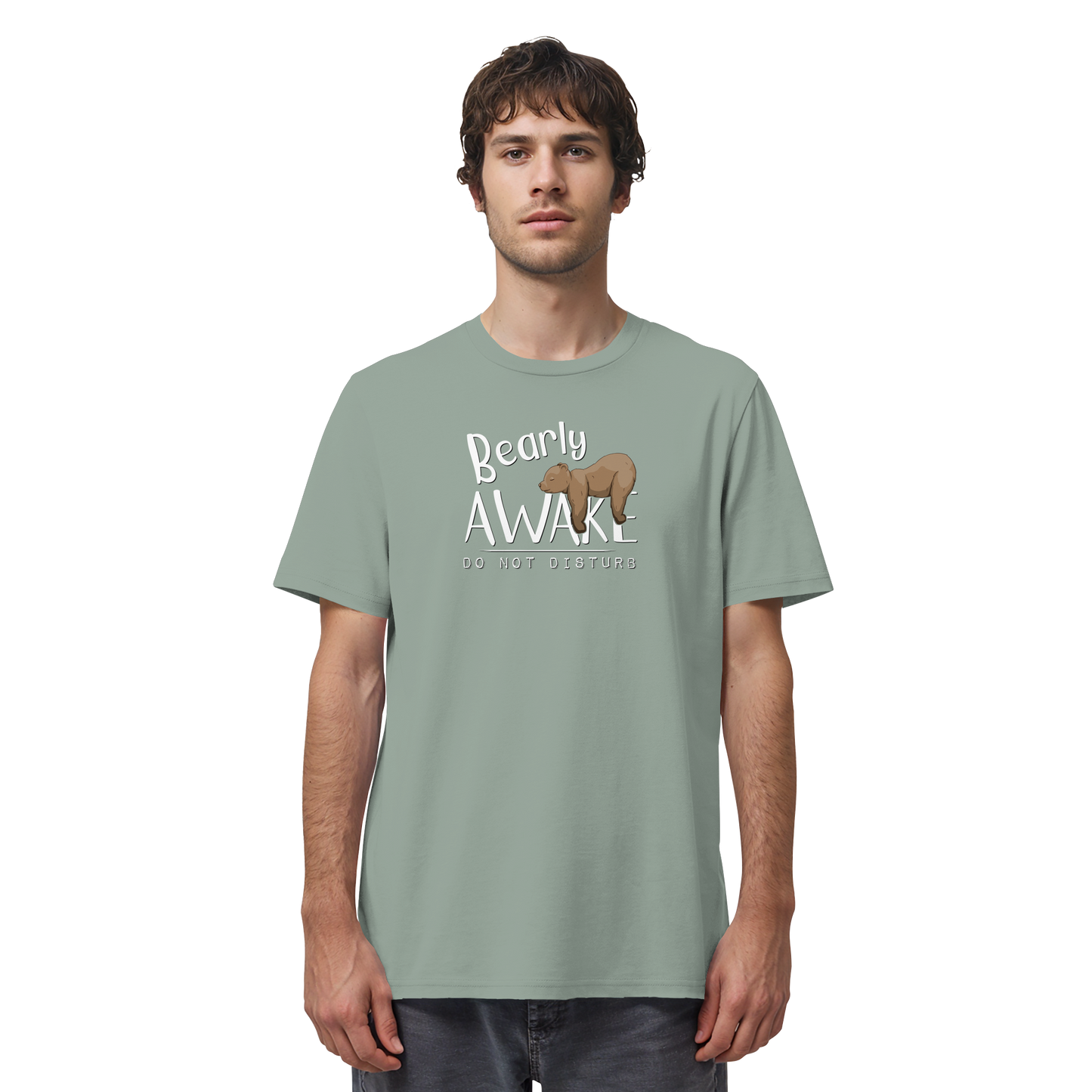 Bearly Awake Bitte nicht stören Bär - Organic Shirt