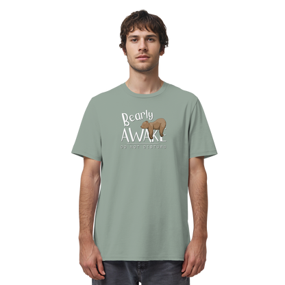 Bearly Awake Bitte nicht stören Bär - Organic Shirt