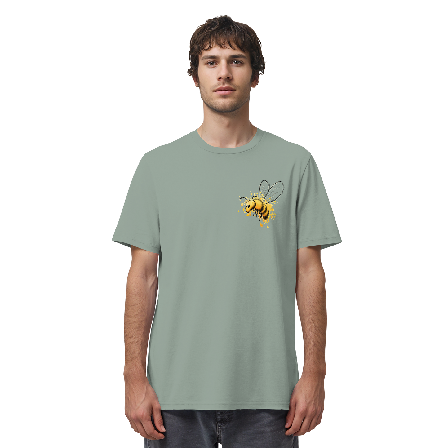 Lässige kleine Honig-Biene - Organic Shirt