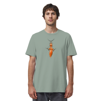 Rotes Eichhörnchen hängt ab - Organic Shirt