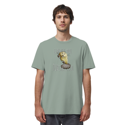 Einfach mal Durchbeissen Biber - Organic Shirt
