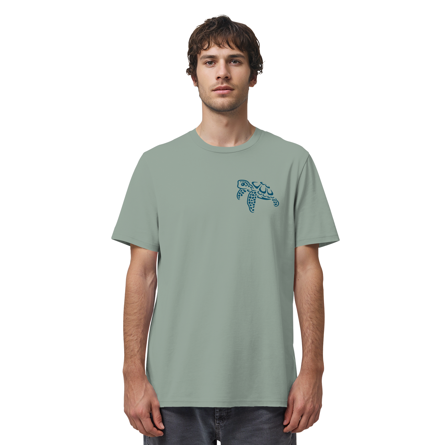Lässig lustige Wasserschildkröte - Organic Shirt