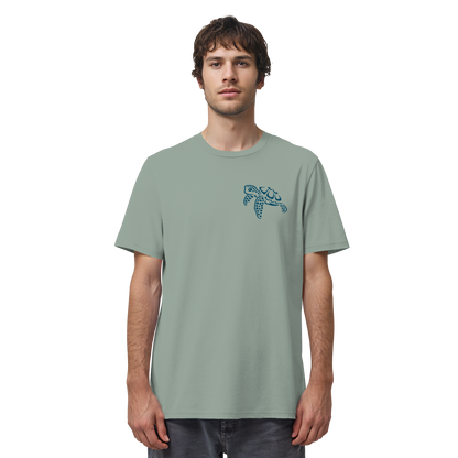 Lässig lustige Wasserschildkröte - Organic Shirt