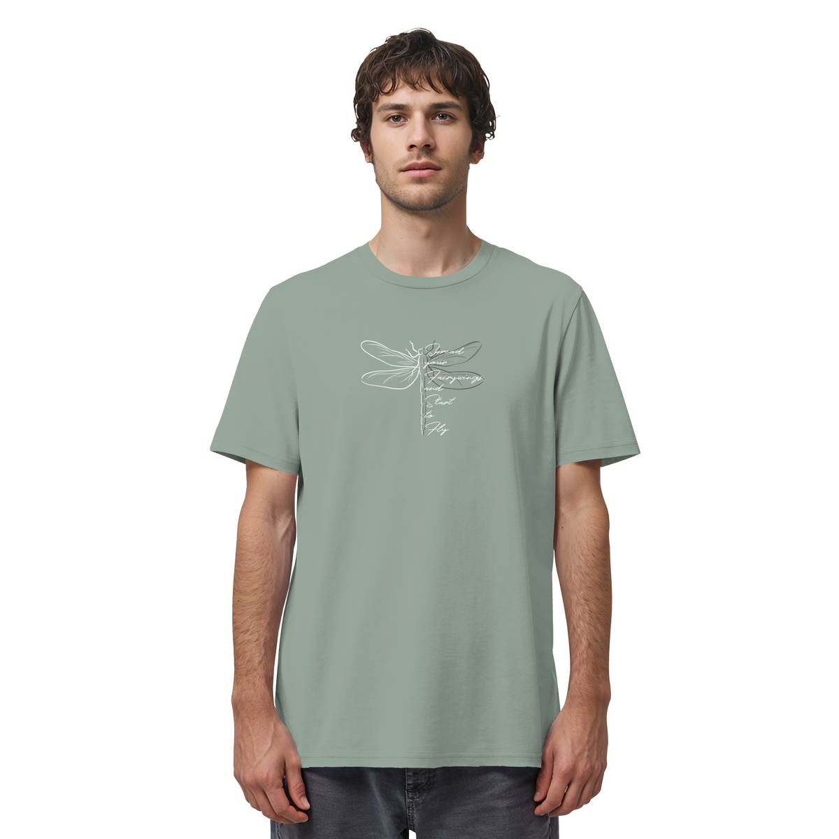 Breite die Flügel aus und flieg los | Libelle - Organic Shirt