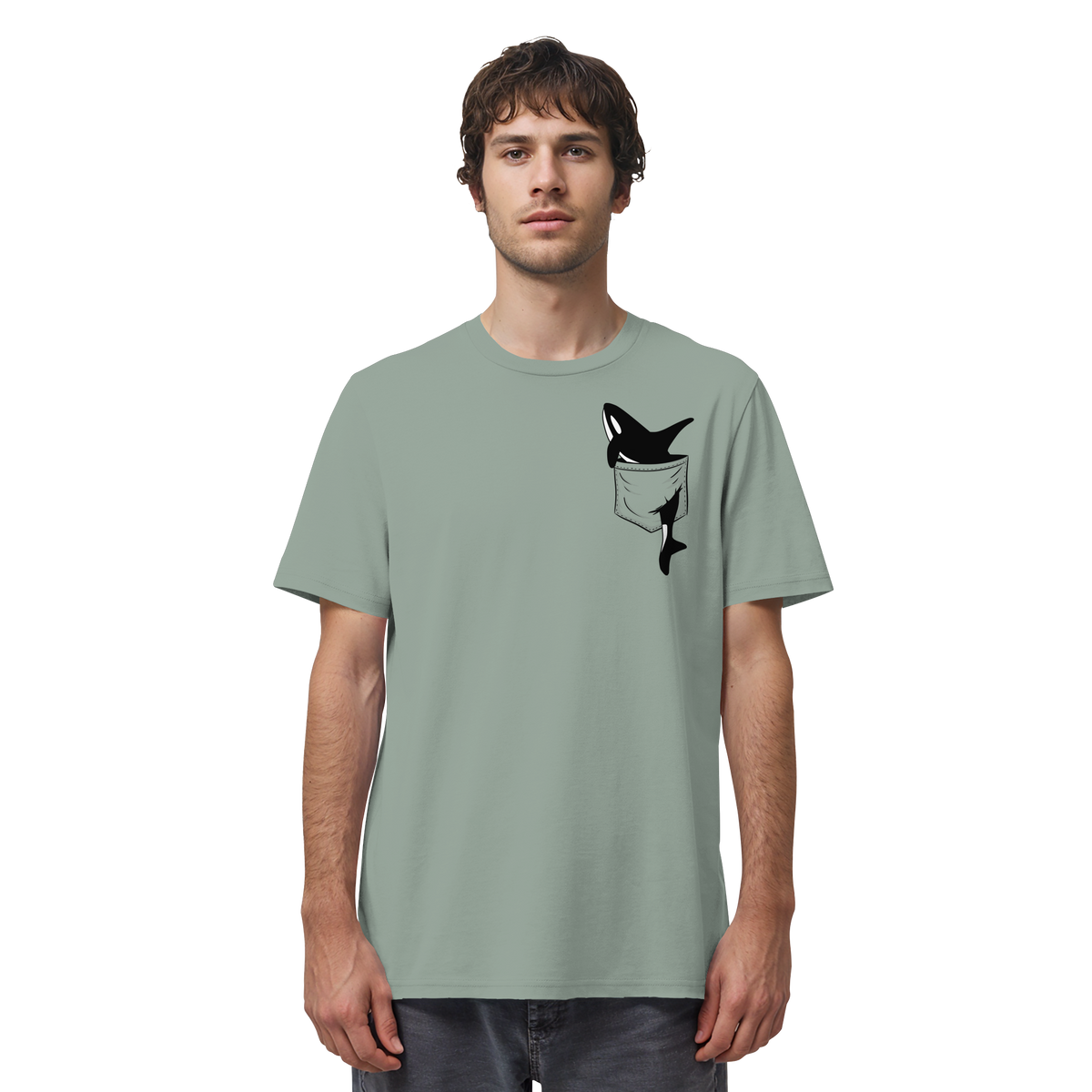 Orca In Deiner Tasche - Organic Shirt