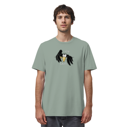 Joa Läuft Krähe gechillter Rabe - Organic Shirt